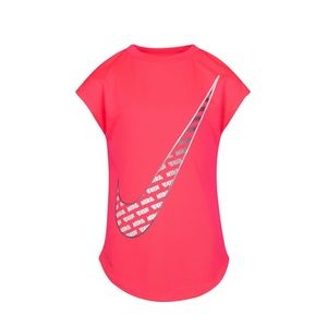 Nike Dri-fit Girls Round Neck Short Sleeve T-shirt